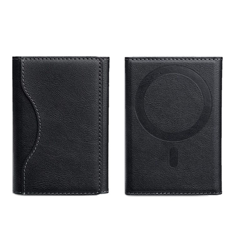 Tri-foldable Magsafe Wallet  Black