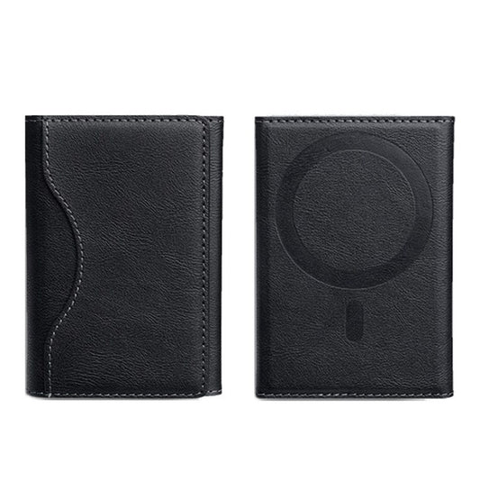 Tri-foldable Magsafe Wallet  Black