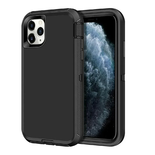 Triple Layered Guard Series Phone Case Black - iPhone Cases