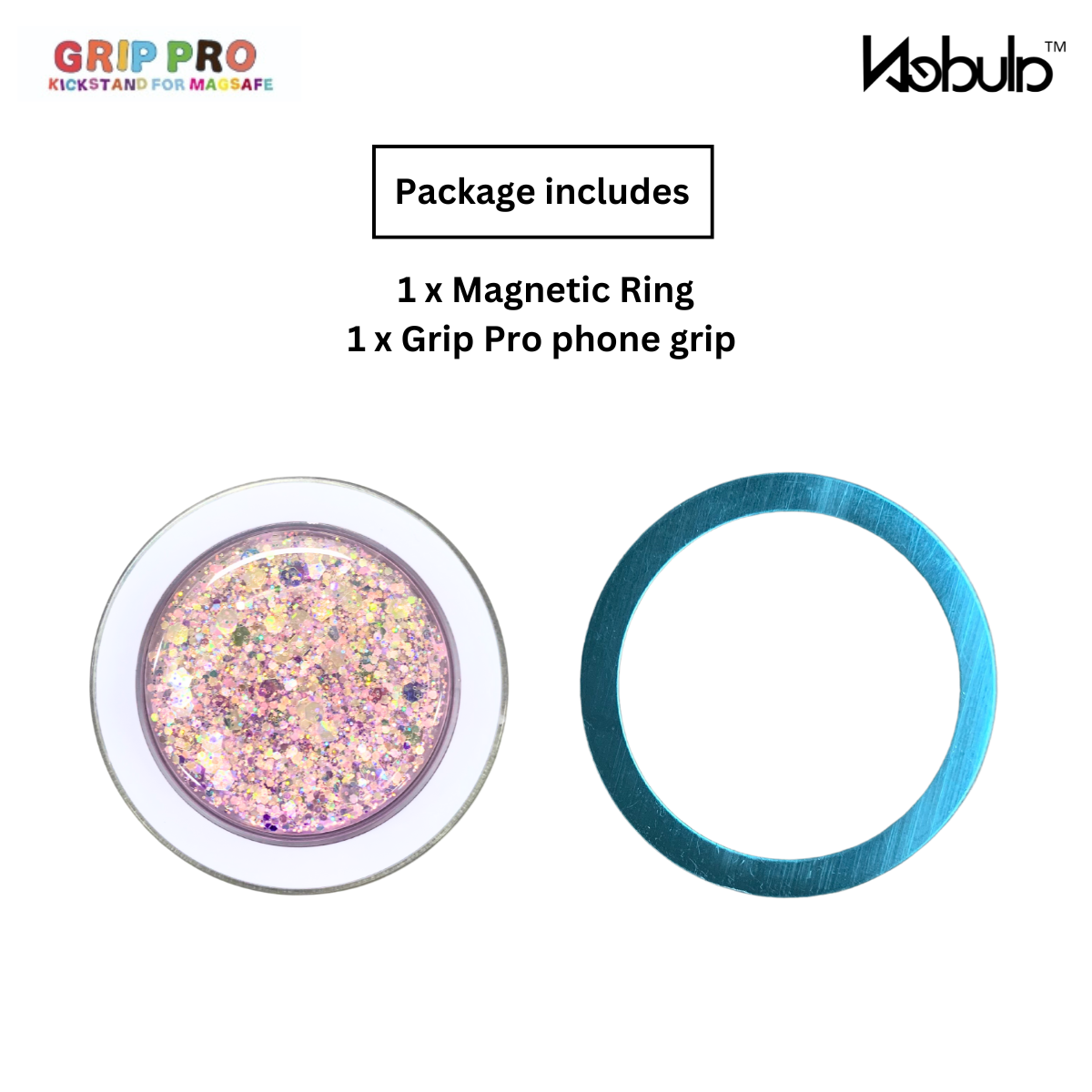 Nebula GripPro Magnetic Phone Grip Confetti Blush