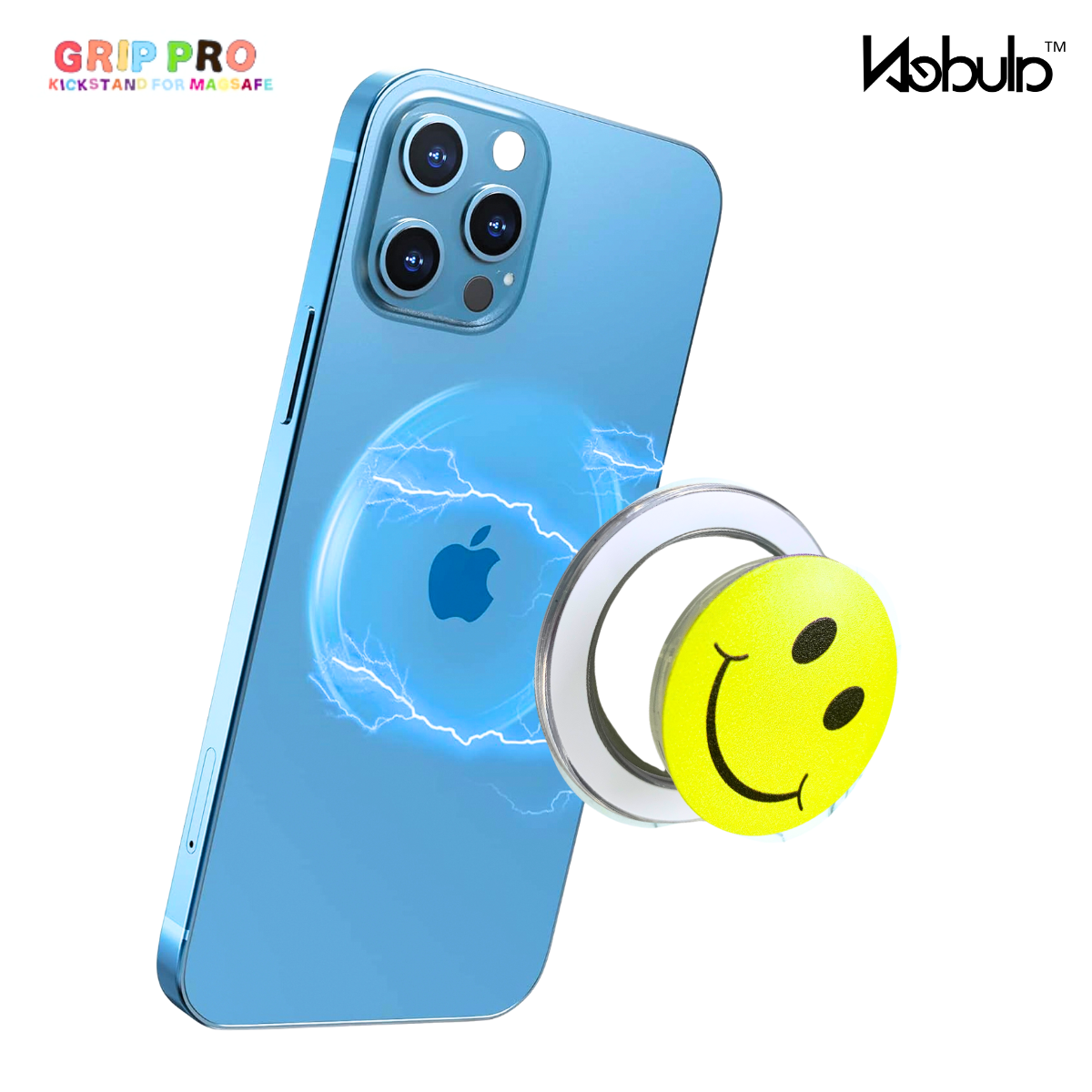 Nebula GripPro Magnetic Phone Grip Smiley Face