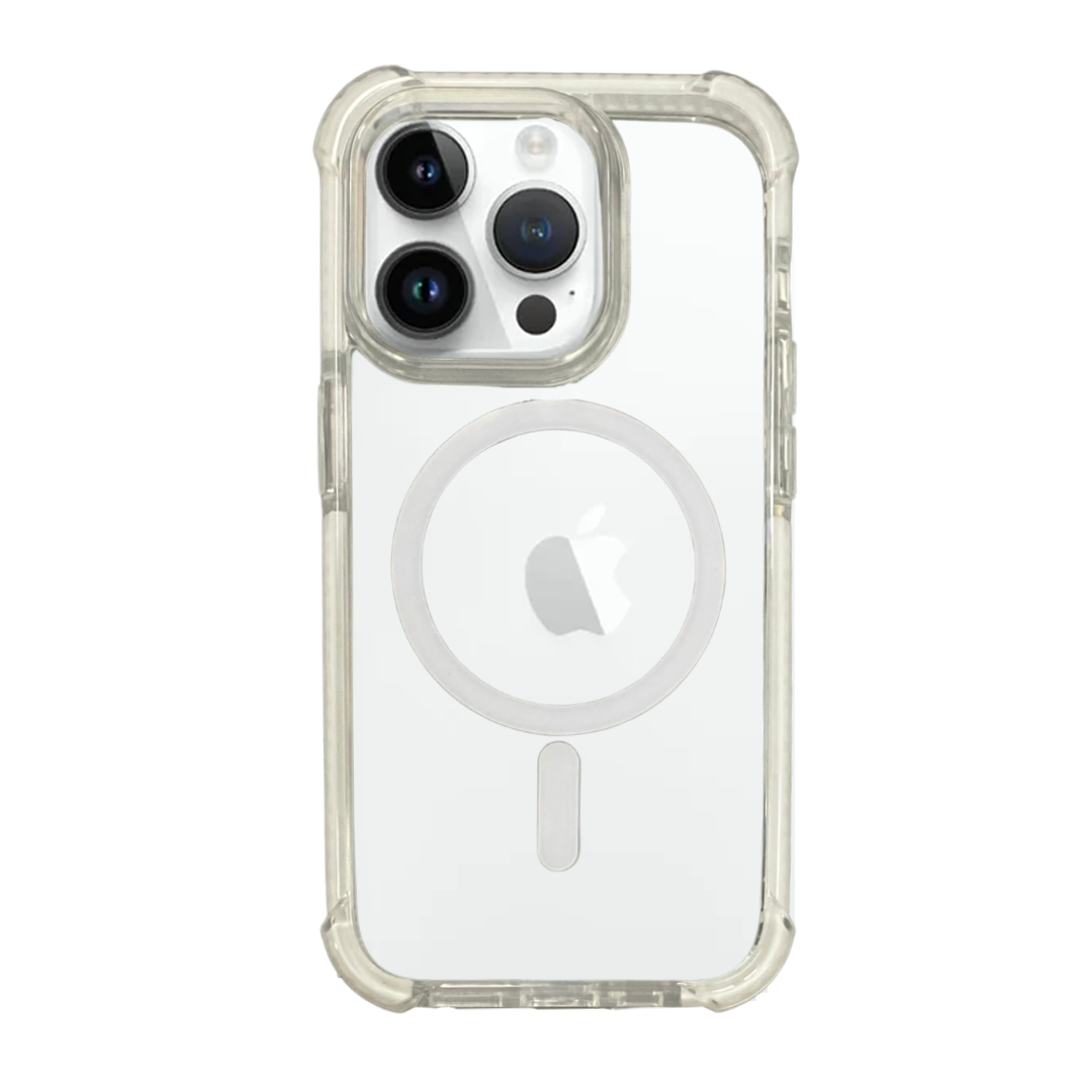 Nebula Clear Back Tough Case MagSafe White - iPhone