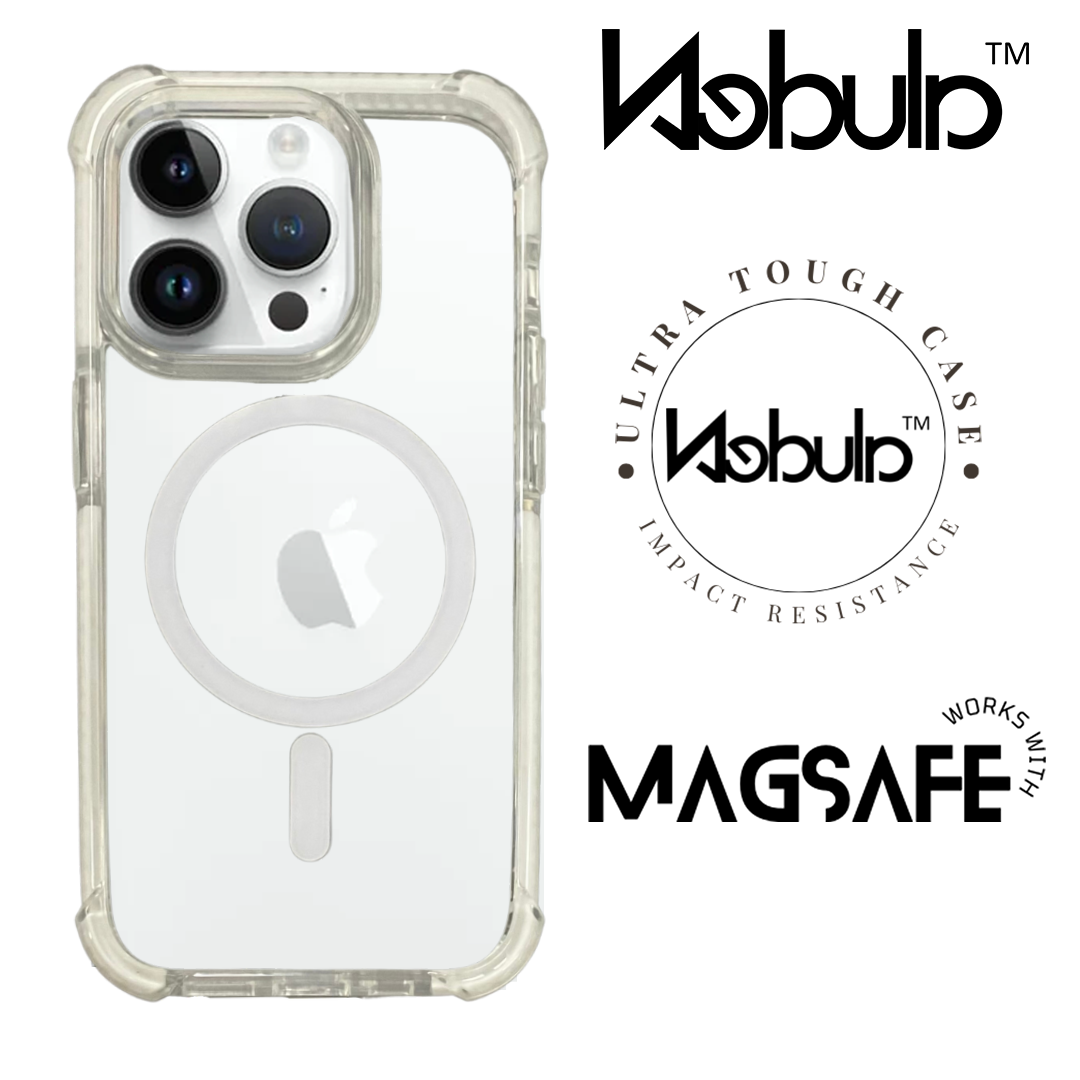 Nebula Clear Back Tough Case MagSafe White - iPhone