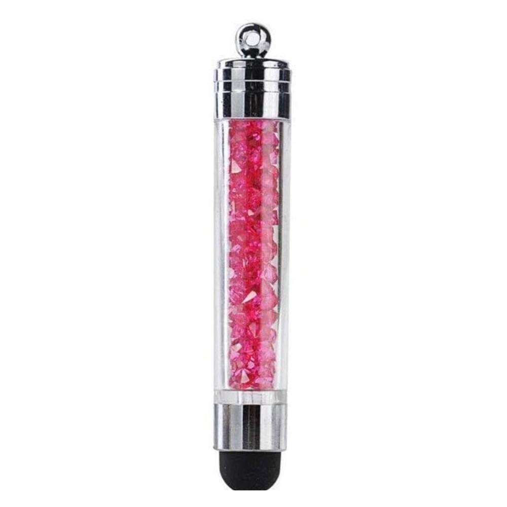 Mini Crystal Stylus Pen Hot Pink