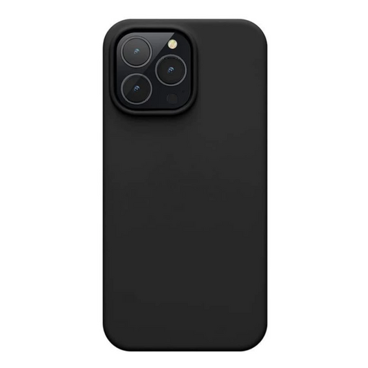 Silicone Rubber Case Black - iPhone