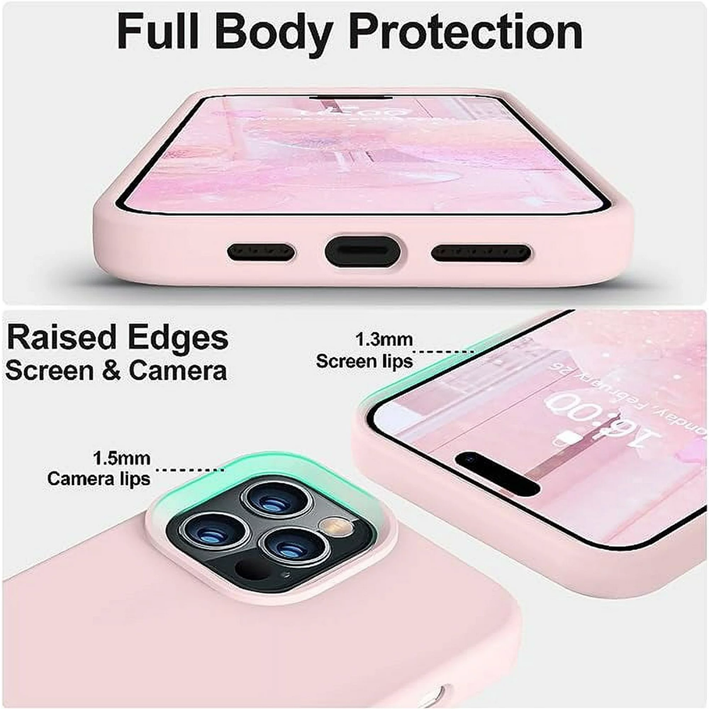 Silicone Rubber Case Sand Pink - iPhone