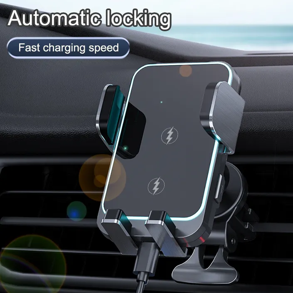 W8 Pro Magnetic Car Mount Wireless Charger