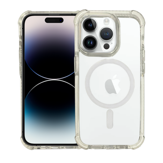 Nebula Clear Back Tough Case MagSafe White - iPhone