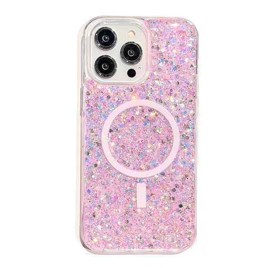 Nebula Magic Glitter Magsafe Pink - iPhone