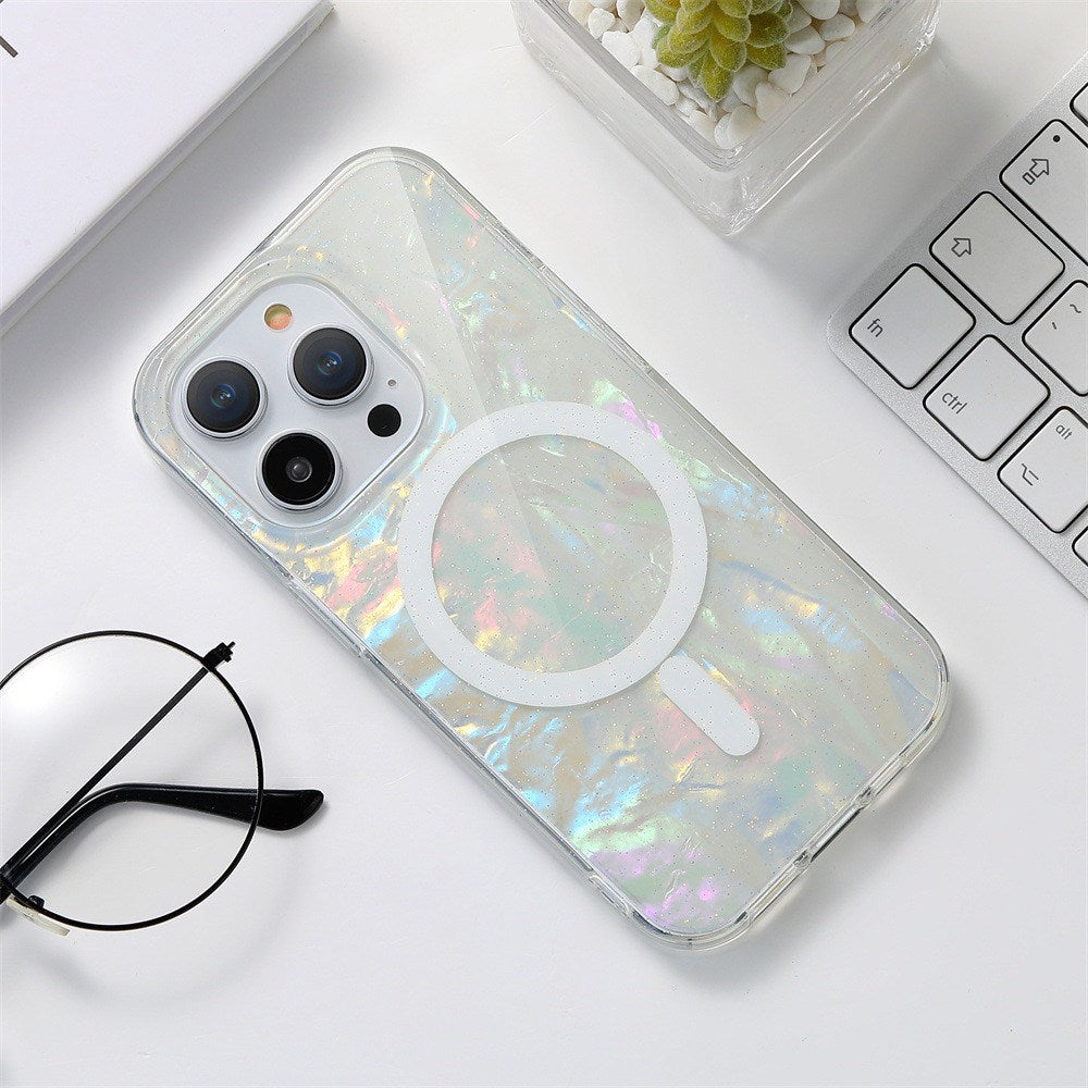 Nebula Opal Shell Magsafe Case White - iPhone