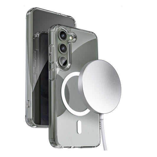 Magnetic Back Cover Case Clear - Samsung